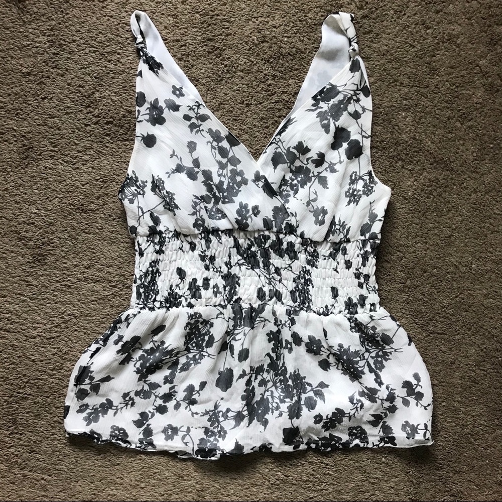 The Limited B&W Floral Splice Tank